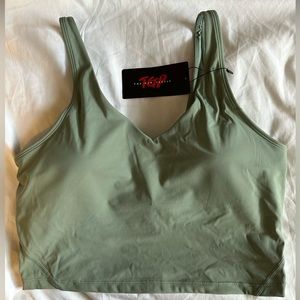 The Gym People crop tank sports bra. NWT